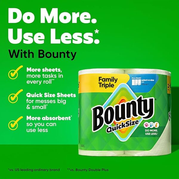 Paper Towels, White, 12 Family Triple Rolls - Image 4